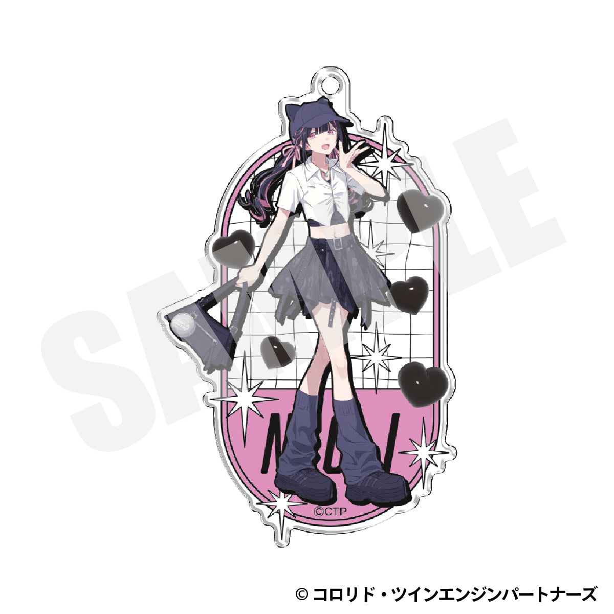 『超かぐや姫!』オーロラアクリルキーホルダー