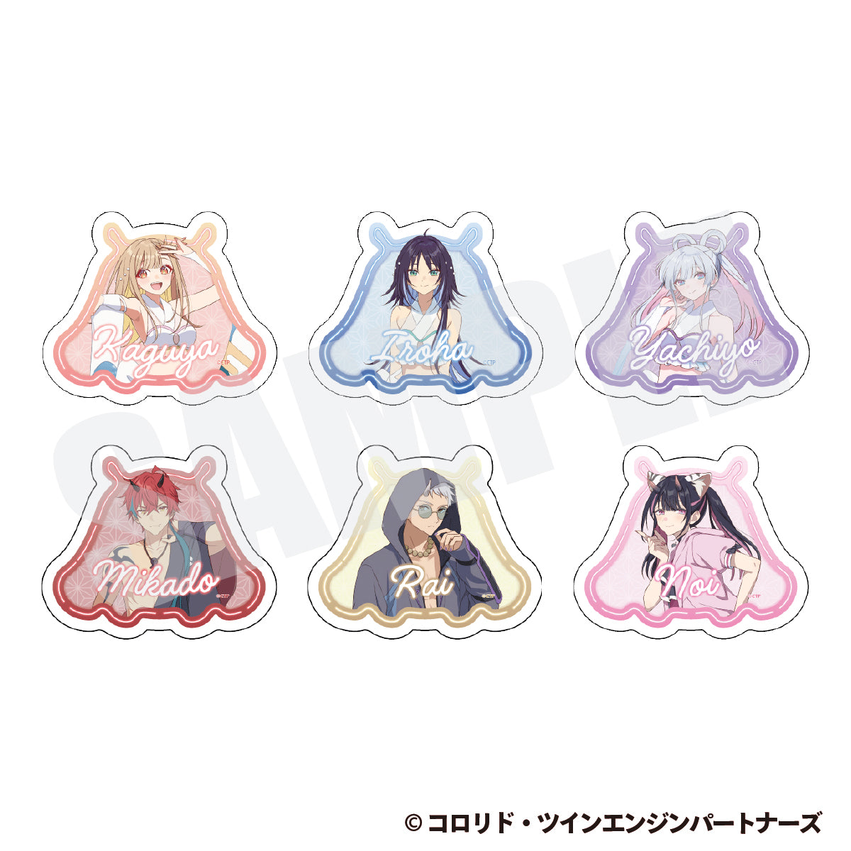 『超かぐや姫！×ららぽーと』ダイカットステッカー