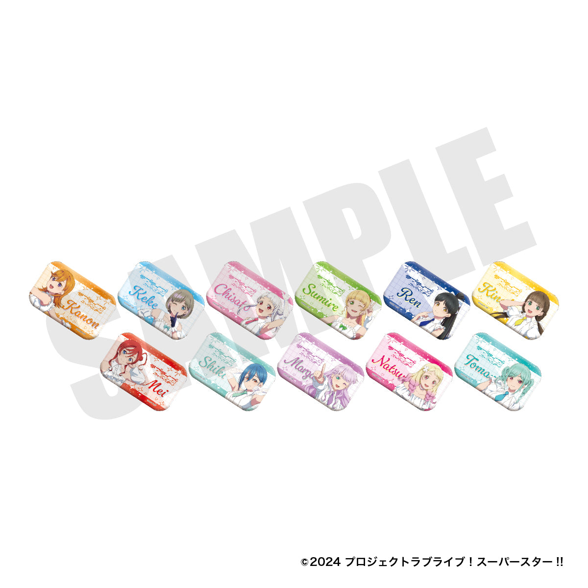 『ラブライブ！スーパースター‼︎』スクエア缶バッジ