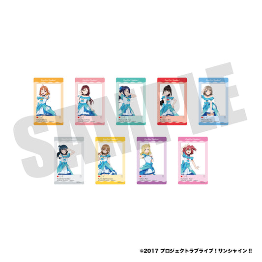 『ラブライブ！サンシャイン‼︎』ＳＮＳ風クリアカード（ブルードレスver.）