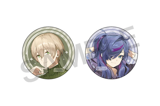 テリオスタ　缶バッジ（私服ver.）