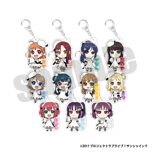『ラブライブ！サンシャイン‼︎』アクリルキーホルダー（エリアver.)