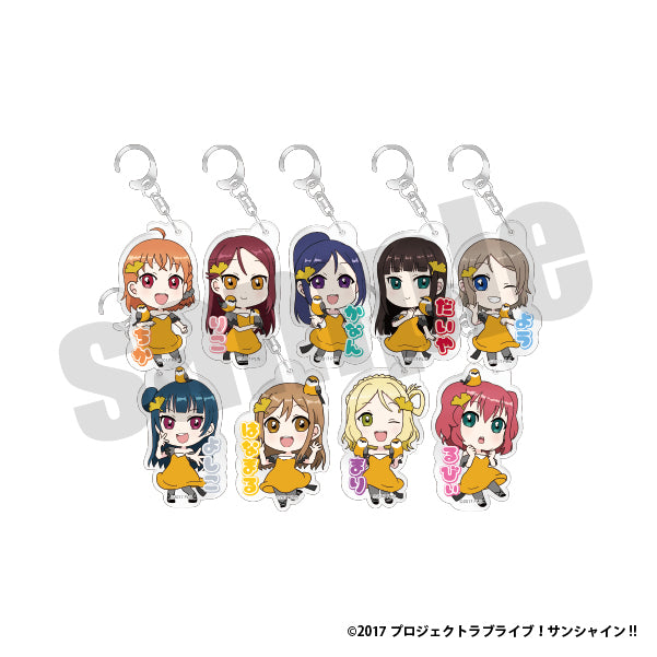 『ラブライブ！サンシャイン‼︎』アクリルキーホルダー（エリアver.)